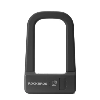 Viedā velosipēda slēdzene Rockbros RBNS1 NFC lasītājs melna