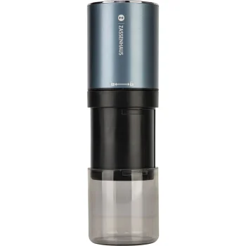Zassenhaus Mini MASTER USB kafijas dzirnaviņas, sudraba/melna