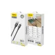 Dudao L3SL USB-A – Lightning kabelis 3A 30W 1.2m, melns