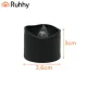 LED tējas sveces Ruhhy, 12 gab., 3.6 cm, melnas