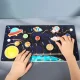 Bakalu koka labirints Saules sistēma Montessori planētas