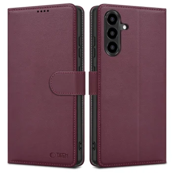 Tech-Protect Wallet atverams maciņš Samsung Galaxy A26 5G / A17 4G / 5G - bordo