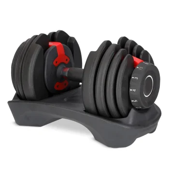 4Fizjo 1177 regulējama hantele Premium 16 kg, melna