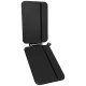 Nimmy New Big-Eye Cute Pets 2.0 Panda magnētiskais maciņš ar statīvu, melns