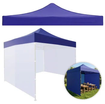 Maināms jumts dārza paviljonam 3x3m MultiGarden 420D PVC, zils