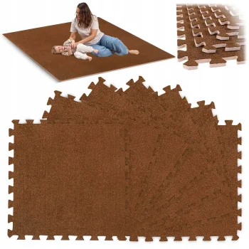 Putu Puzles Paklājs 180x120cm Massido, Komplekts no 6gab. (60x60cm) | Puzzle Foam Mat