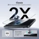 Apple iPhone 17 Pro 6.3\'\' ESR UltraFit Tempered Glass Screen Protector, Black, 2 pcs. | Telefona Ekrāna...