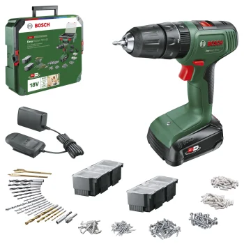 Akumulatora triecienurbjmašīna Bosch EasyImpact 18V-40 ar 1.5 Ah akumulatoru un lādētāju