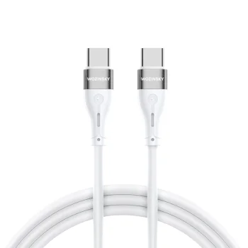 Wozinsky WSTCC2 USB-C uz USB-C PD 65W kabelis 2 m balts