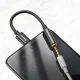 Baseus USB-C uz 3.5 mm AUX MiniJack Adapteris Kabelis Vads, Melns | Baseus USB-C to 3.5 mm Female Adapter