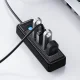 Orico PW4U-U3 USB-A centrmezgls ar 4x USB 3.0 portiem, melns