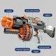 3001 Bērnu Rotaļu Ierocis Šautene-Blasteris Pistole + 20 Lodes Šautriņas, Zils | Kids Toy Foam Blaster Weapon Gun...