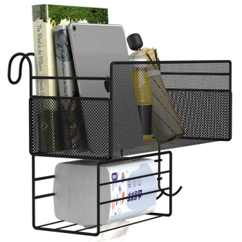Piekarināms sienas plaukts / organizators ar 3 āķiem, Loft stils