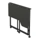 Maclean MC-1250 L/B saliekams L-veida galds, 100x65cm, melns