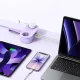 Orico AP3 20W GaN pagarinātājs ar 2x AC, 2x USB-A un 1x USB-C, violets