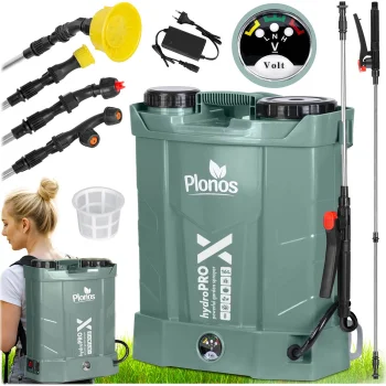Plonos Pl-602 akumulatora mugursomas smidzinātājs 16L, 12V 8Ah