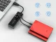 4 portu USB 3.0 sadalītājs, melns