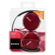 Sony MDR-ZX310 uz ausīm uzliekamas austiņas sarkanas