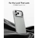 ESR Leather Kickstand MagSafe vāciņš priekš iPhone 18 Pro Max / 17 Pro Max, pelēks