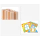 Bērnu Rotaļu Spēļu Leļļu Koka Māja - Konstruktors ar Aksesuāriem, 268 detaļas | Wooden Building Blocks Doll...