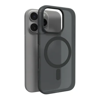 Puro Daylight MagSafe silikona vāciņš priekš iPhone 16 Pro Max, melns