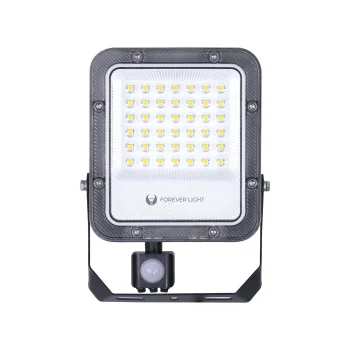 LED prožektors Forever Light PROXIM+ 30W 4000K 4500lm PIR IP65 melns