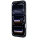BMW Sign Deboss Quilted Metal Logo MagSafe vāciņš iPhone 18 Pro / 17 Pro, tumši pelēks