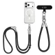 Tech-Protect C10S Rope tālruņa siksniņu komplekts, Black Titanium