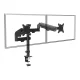 Maclean MC-136 divu monitoru stiprinājums ar gāzes atsperi, 17\"-32\", 2-10kg, melns