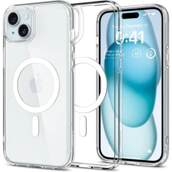 Spigen Ultra Hybrid Mag vāciņš ar MagSafe iPhone 15, balts