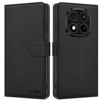 Tech-Protect Wallet atverams vāciņš Xiaomi Redmi Note 14 Pro 5G / 14 Pro+ 5G / Poco X7 5G, Matte Black