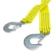 Auto vilkšanas virve, buksēšanas trose ar āķiem - 3m, 3000kg | Car Tow Rope Strap with Hooks
