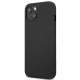 Mercedes-AMG vāciņš iPhone 14 Plus 6.7\" AMHCP14MDOLBK Leather Hot Stamped, melns
