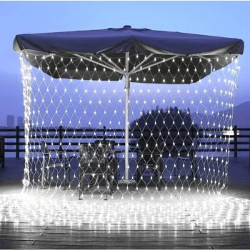 LED gaismas tīkls Telcon, 3 x 3 m, 240 LED, auksti balts