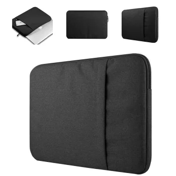 Klēpjdatora Soma Apvalks Vāciņš Maciņš 15,6", Melns | Laptop Sleeve Pouch Bag Cover Case