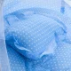 Pārnēsājama Saliekama Bērnu Gultiņa Spēļu Telts, Zila | Portable Foldable Baby Crib Play Tent