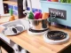 Bērnu Rotaļu Spēļu MDF Koka Virtuves Iekārta Komplekts ar Piederumiem LOFT, 96cm | Kids Toy Wooden Kitchen With...