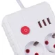 Maclean MCE388 W pagarinātājs, 2 ligzdas, 3x USB, 2500W, 3m, balts