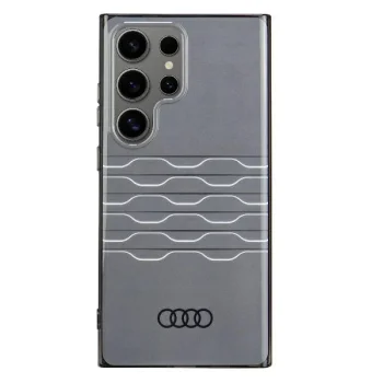 Audi IML Geometric Pattern vāciņš priekš Samsung Galaxy S24 Ultra S928, melns