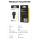 Auto lādētājs Wozinsky WDCCAC, USB-C un USB-A, PD, QC 3.0, 36W, melns