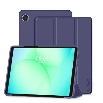 Tech-Protect Samsung Galaxy Tab A9 atverams vāciņš maciņš grāmatiņa SmartCase, tumši zils
