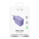 Puro Pro Lite 30W USB-C tīkla lādētājs, violets
