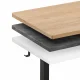 Elektriski regulējams galda rāmis ModernHome, 72–118 cm, melns