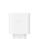 Sienas lādētājs Oppo VCBAOBEH 100W USB-A ar USB-A–USB-C kabeli, balts