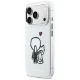 Karl Lagerfeld Karl & Choupette Back MagSafe vāciņš iPhone 17 Pro Max, Caurspīdīgs