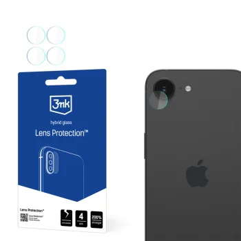 3mk Lens Protection hibrīdstikls Apple iPhone 16E kameras objektīvam