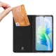 Atverams vāciņš Dux Ducis Skin Pro priekš Vivo V23e ar statīva funkciju, melns