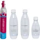 SodaStream Terra gāzētā ūdens automāts ar balonu un 3 pudelēm, balts