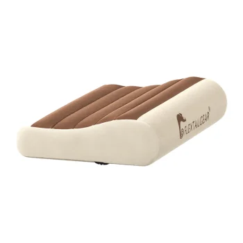 Piepūšamais ceļojumu spilvens Flextail Zero Pillow Brūns