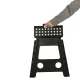 Saliekams neslīdošs taburete 39,5 cm, melna